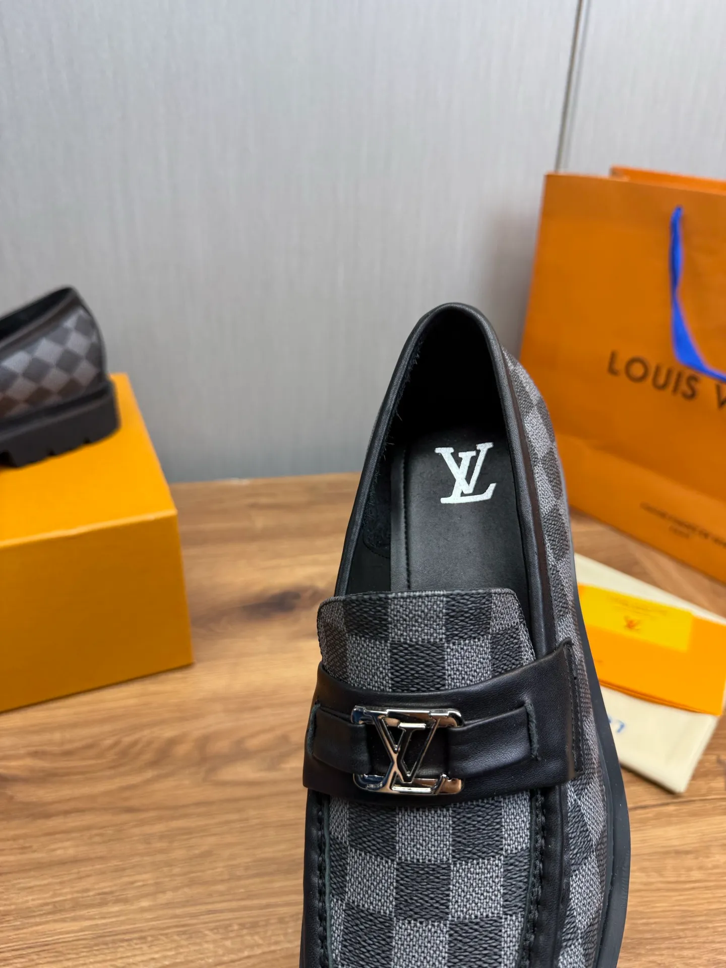Factory 680💰 LV. Men's business casual leather shoes, all made of imported original brand leather, just to create a more comfortable wearing experience, original non-slip and wear-resistant outsole ✔️16-45 (38.45 non-returnable)